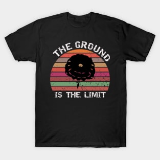 The ground is the limit - base jump retro T-Shirt